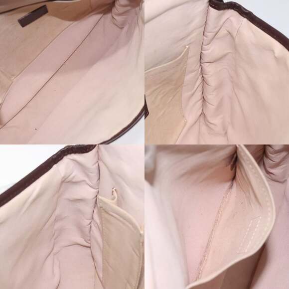 LOUIS VUITTON Monogram Mini Belanger Shoulder Bag Red Ｍ92171 M92171 - Picture 12 of 13